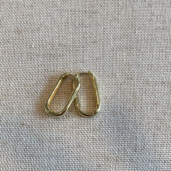 14k gold filled u-shaped huggie earrings