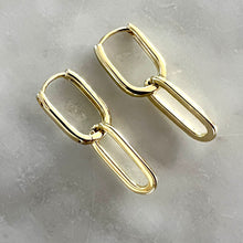  Lena gold link earrings