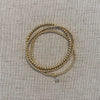 14k gold filled bead bracelet
