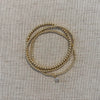 14k gold filled bead bracelet