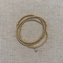  14k gold filled bead bracelet